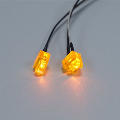 Fußpedal-Licht, Kunststoff, 3 V, LED-Blinkerlampe für DIY TAMIYA 1:14 Fernbedienungs-Sattelzugmaschine R620 R470 Modellauto-Zubehör-Upgrade