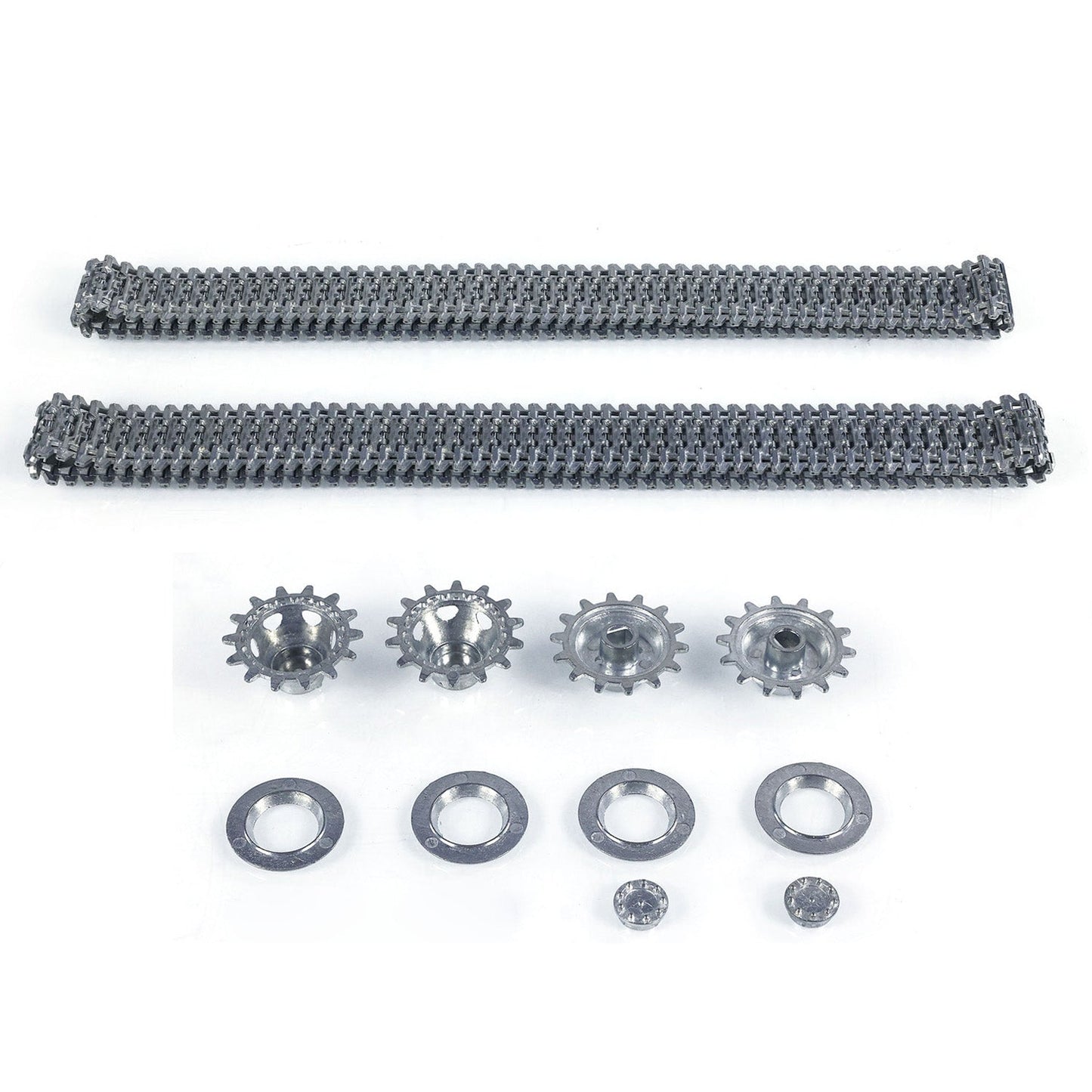 CS 1/16 Metal Tracks With Drive Wheels for Heng Long 3958 IDF Merkava MK IV RC Tank Vehicle Model DIY Upgraded Accessory