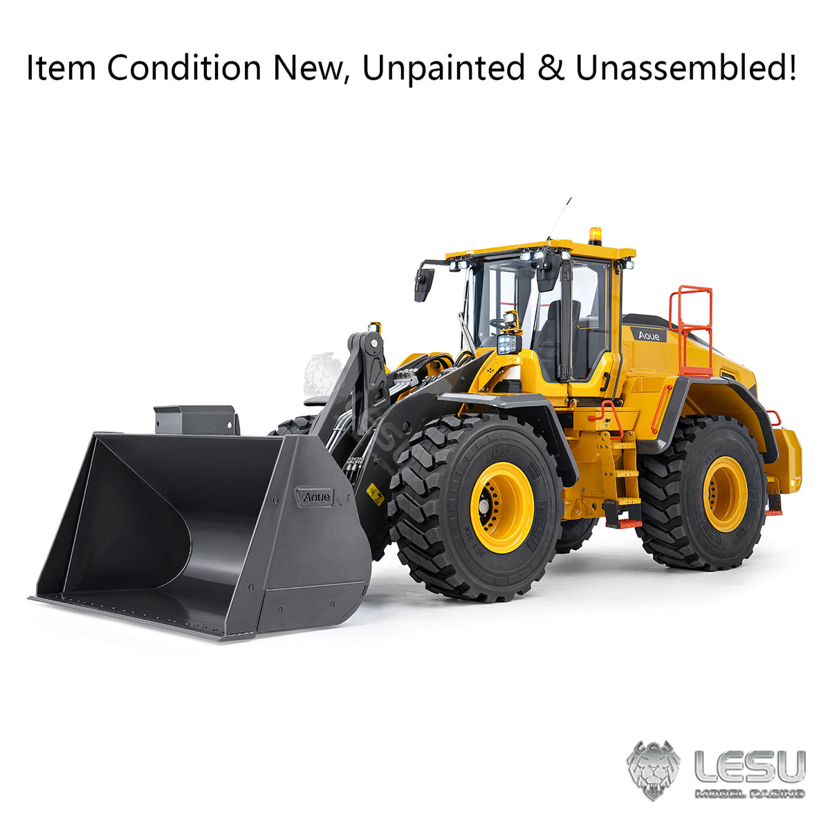 TOUCAN RC HOBBY LESU 1/14 Hydraulic RC Wheel Loader L220H Metal Model 4WD Brushless Motor 2 Speed Drive Differential Lock Quick Release Bucket Sound