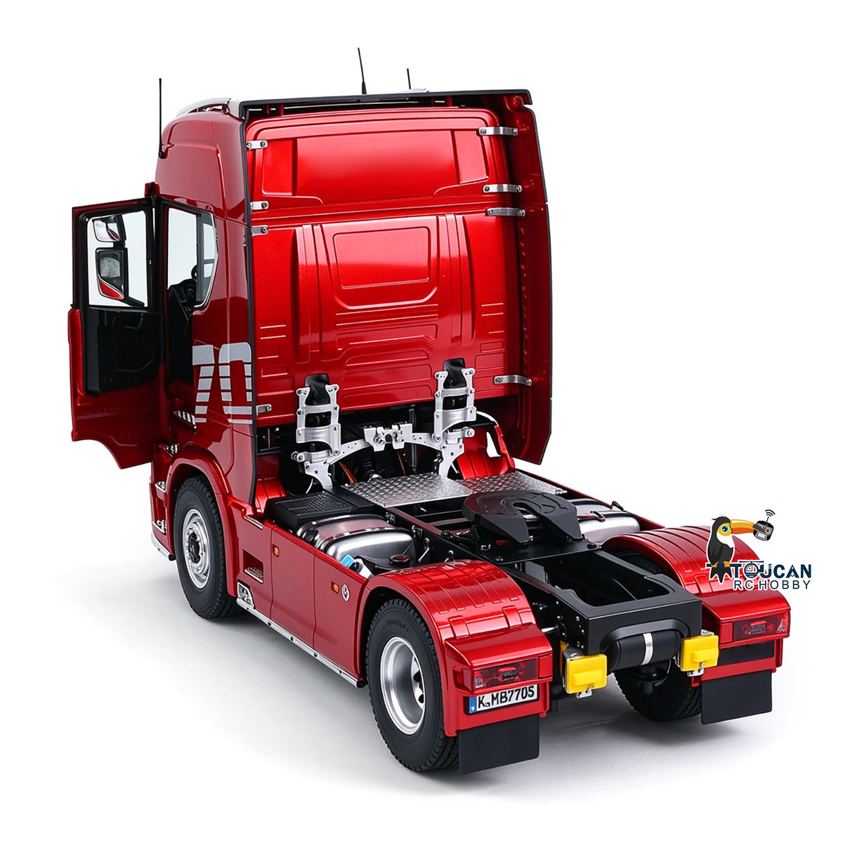 TOUCAN RC HOBBY 1/14 KABOLITE 100 4X2 Remote Control Tractor Truck 770S RC Construction Vehicle RTR Model Light System 2Speed Transmission Differential Locks