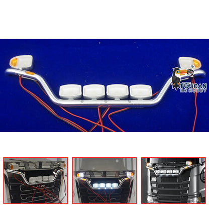Lackierte LED-Lichtleiste für 1/14 RC Traktor-LKW 56323 56371 770S Fernbedienung Auto Hobby Modell DIY Zubehör
