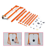 JDM Metal Chain Block/Gantry Crane for 1/10 RC Crane Remote Control Heavy Load Lifting Vehicle DIY Model Designed