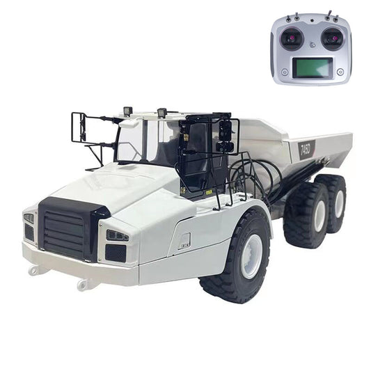 TOUCAN RC HOBBY JZM K745 Metal 1/14 RC Hydraulic Articulated Truck Brushless Motor 2-Speed Transmission 2-Way Valve for Model Enthusiasts