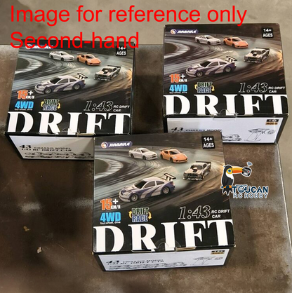 Fast Free Shipping Second-hand Products CA Stock 1/43 Radio Control Drift Car 4WD RC 2.4g Mini Race Car Toy High Speed Model