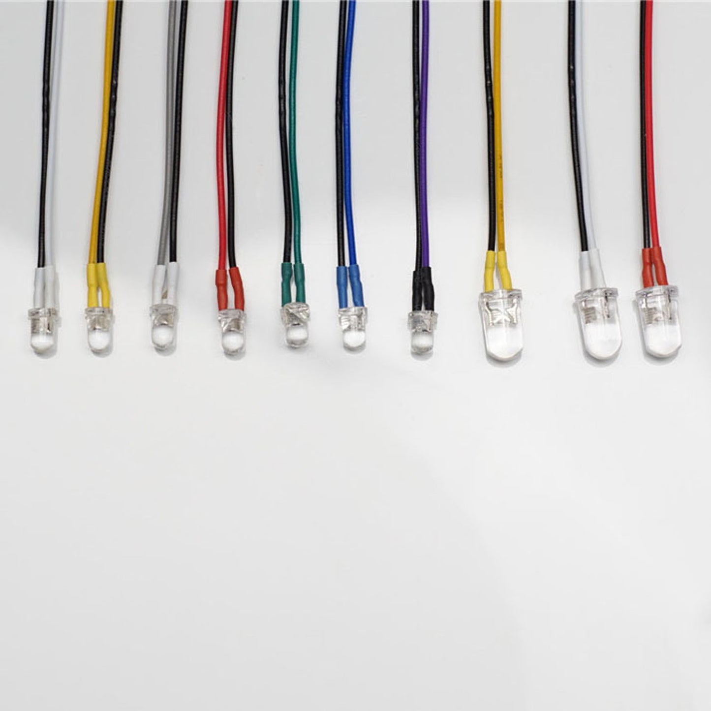 3mm Kunststoff LED-Licht Warnlampe Perle 2,3 V-3 V für DIY TAMIYA 1/14 RC Traktor LKW Lader Crawler Off Road Auto Modell Spielzeug Teil