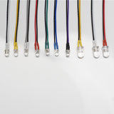 3mm Plastic LED Light Warning Lamp Bead 2.3V-3V for DIY TAMIYA 1/14 RC Tractor Truck Loader Crawler Off Road Car Model Toys Part