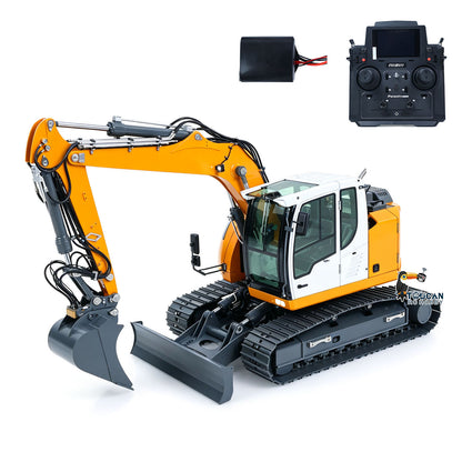 TOUCAN RC HOBBY JDM-208U-R920 1/14 Metal Hydraulic Excavator 7-ways Reversing Valve Quick Release Coupler Dual Cooling System for Model Enthusiasts