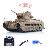 Fast  Free Shipping Tongde 1/16 Remote Control Military Tank Matilda III IV Turret Rotation 320 Degree IR Lights Sounds RC Electric Model Smoke Unit
