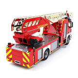 1/14 Remote Control Lift Ladder Fire Truck Electric RC Rescue Vehicle 4x4 Metal Chassis Flysky Radio Light System Sounds