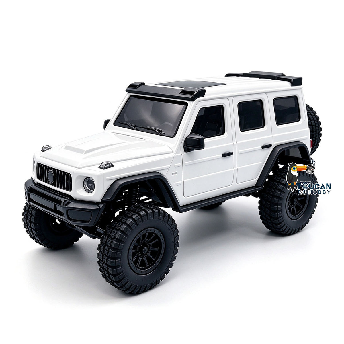 TOUCAN RC HOBBY AX30 1/30 4WD RC Rock Crawler Truck 2.4G Remote Control Off Road Climbing Car with Light System Battery RTR