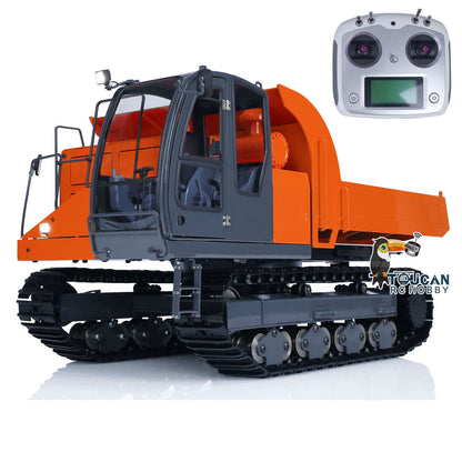 TOUCAN RC HOBBY JXMODEL 1/12 Hydraulic RC Tracked Truck EG110R Remote Control Dumper Car Hobby Models FlySky I6S Servo Motor ESC