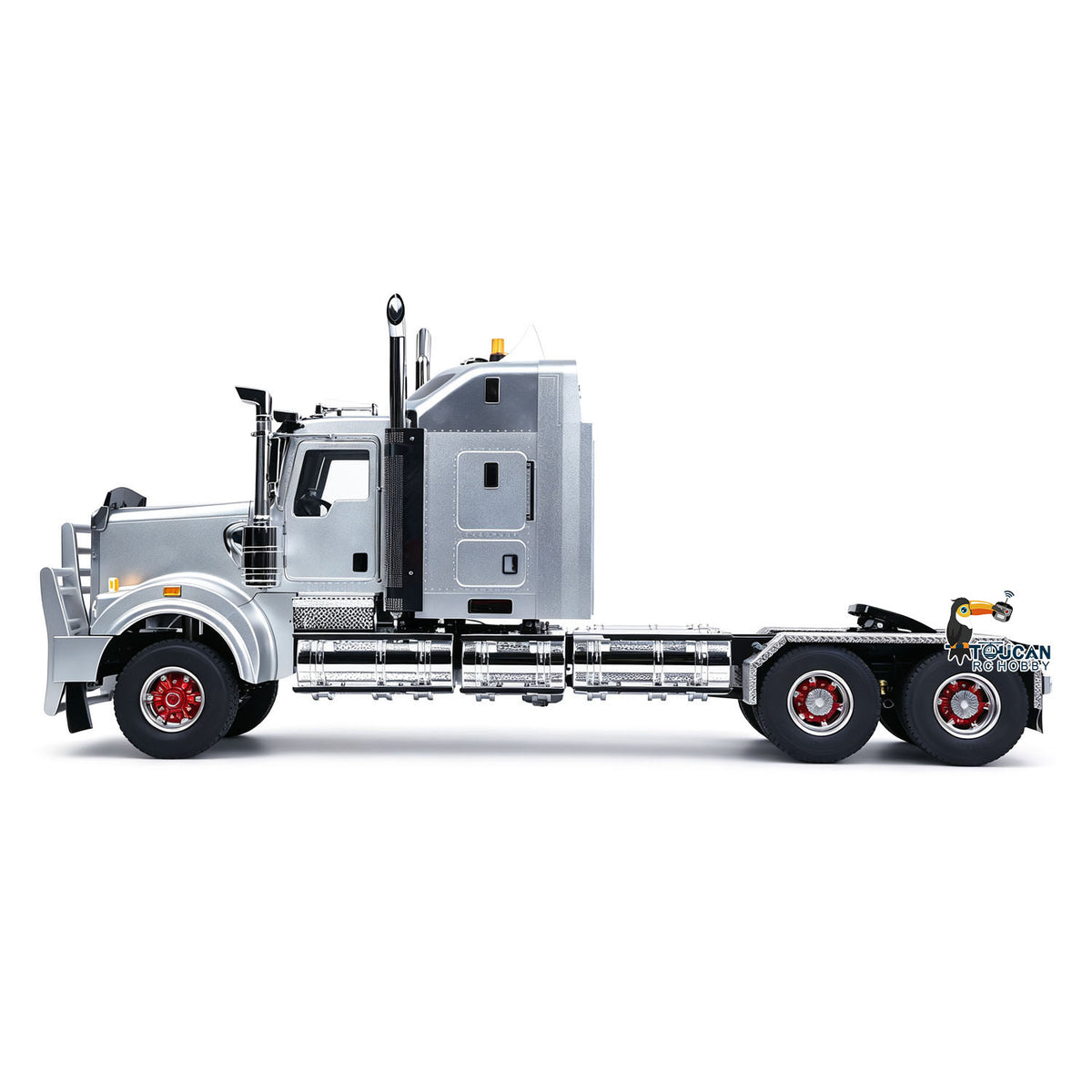 JDM 518K 6x4 1/14 Metal Remote Control Tractor Truck W509 2 Speed Gearbox RC Lorry Car Motor ESC Light Sound System RTR Model