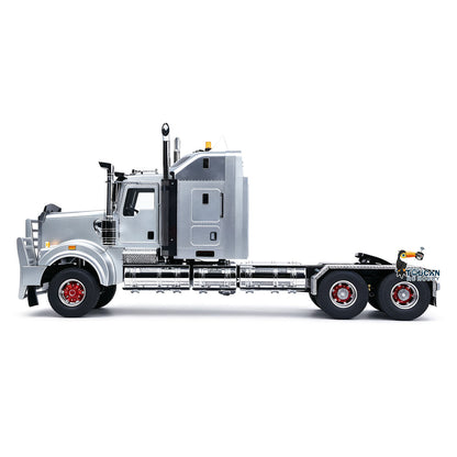JDM 518K 6x4 1/14 Metal Remote Control Tractor Truck W509 2 Speed Gearbox RC Lorry Car Motor ESC Light Sound System RTR Model