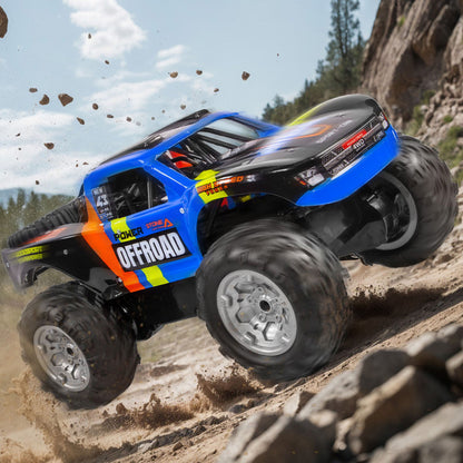 1/14 RC Offroad-Auto, Stunt-Fahrzeug, 4WD, ferngesteuert, wasserdicht, Amphibien-Pickup, Kletterauto, 7,4-V-Batterie, RTR-Modell