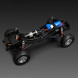 LDRC LD18401PRO 1/18 Remote Control Rock Crawler Car 4X4 RC Off Road Vehicle Model Brushless Motor Metal Drive Shafts Lights