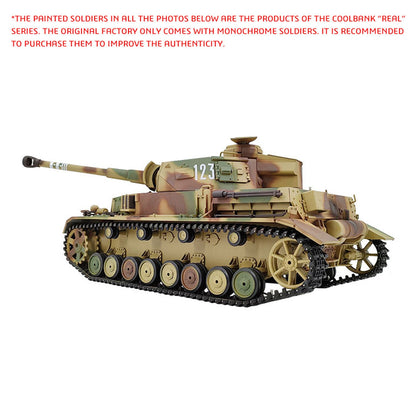 Henglong 1/16 TK7.0 Special Spray Painting Plastic German Panzer IV F2 3859 RTR RC Tank BB Infrared Combat Metal Suspension Arm Gearbox Smoke Model