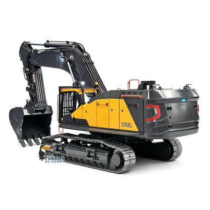 TOUCAN RC HOBBY 1/14 Metal RC Hydraulic Excavator EC950 RTR Dual Pump Digger Model 8CH Valve Hydraulic Lifting Counterweight Ripper PL18EV LITE