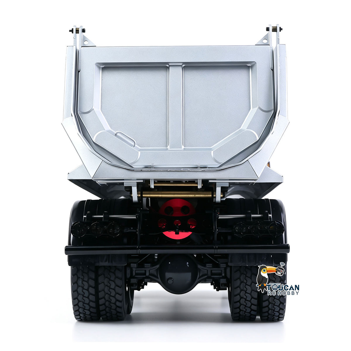TOUCAN RC HOBBY JDM 1/14 Metal RC Hydraulic Dumper 8x8 Dump Truck Remote Control Tipper 2Speed Gearbox Differential Axle JDM-65D