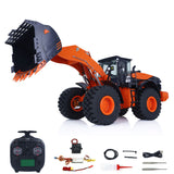 1/14 Scale Remote Controlled Hydraulic Loader JDM 198 ZW370 Electric Construction Vehicles Models W/ Motor ESC Servo Transmitter