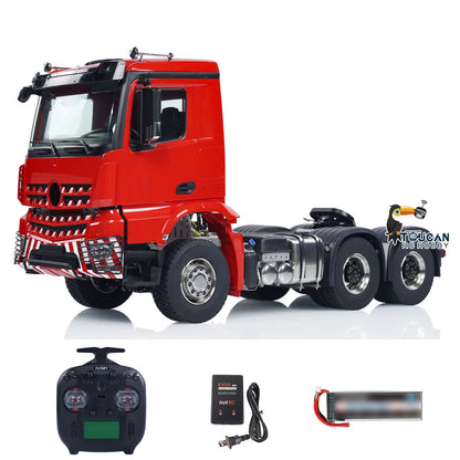 TOUCAN RC HOBBY 1/14 6x6 Metal Chassis RC Tractor Truck RTR Remote Control Car 3-speed Gearbox Painted Assembled Model K3362 Ready to Run