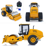 Toucanhobby CS11 1/12 Metal RC Hydraulic Road Roller 2 Way Valve FlySky ST8 Remote Controller Construction Model for Hobbyists