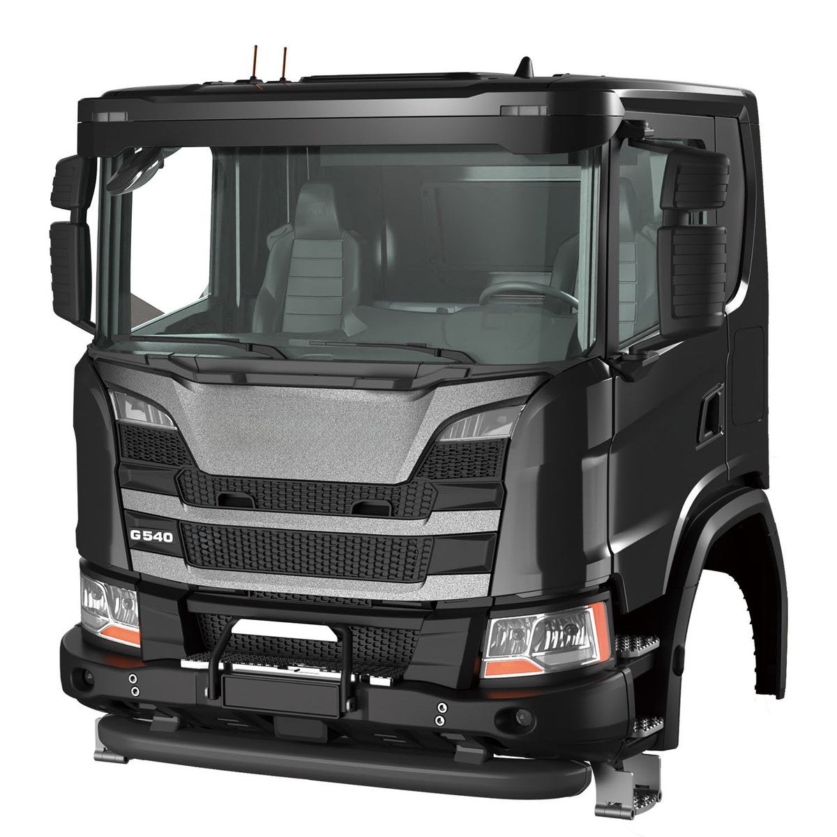 TOUCAN RC HOBBY DoubleE G540 Plastic Cabin S023 Unpainted/Painted for 1/14 RC Dump Truck DIY Hydraulic Tipper DIY Model
