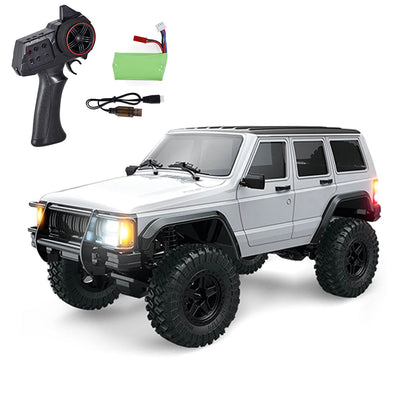 1/18 Allradantrieb Fernbedienung Rock Crawler 8562 RC Multi-Terrain Off Road Auto 3-Gang-Motor ESC Servo Lichtsystem Batterie