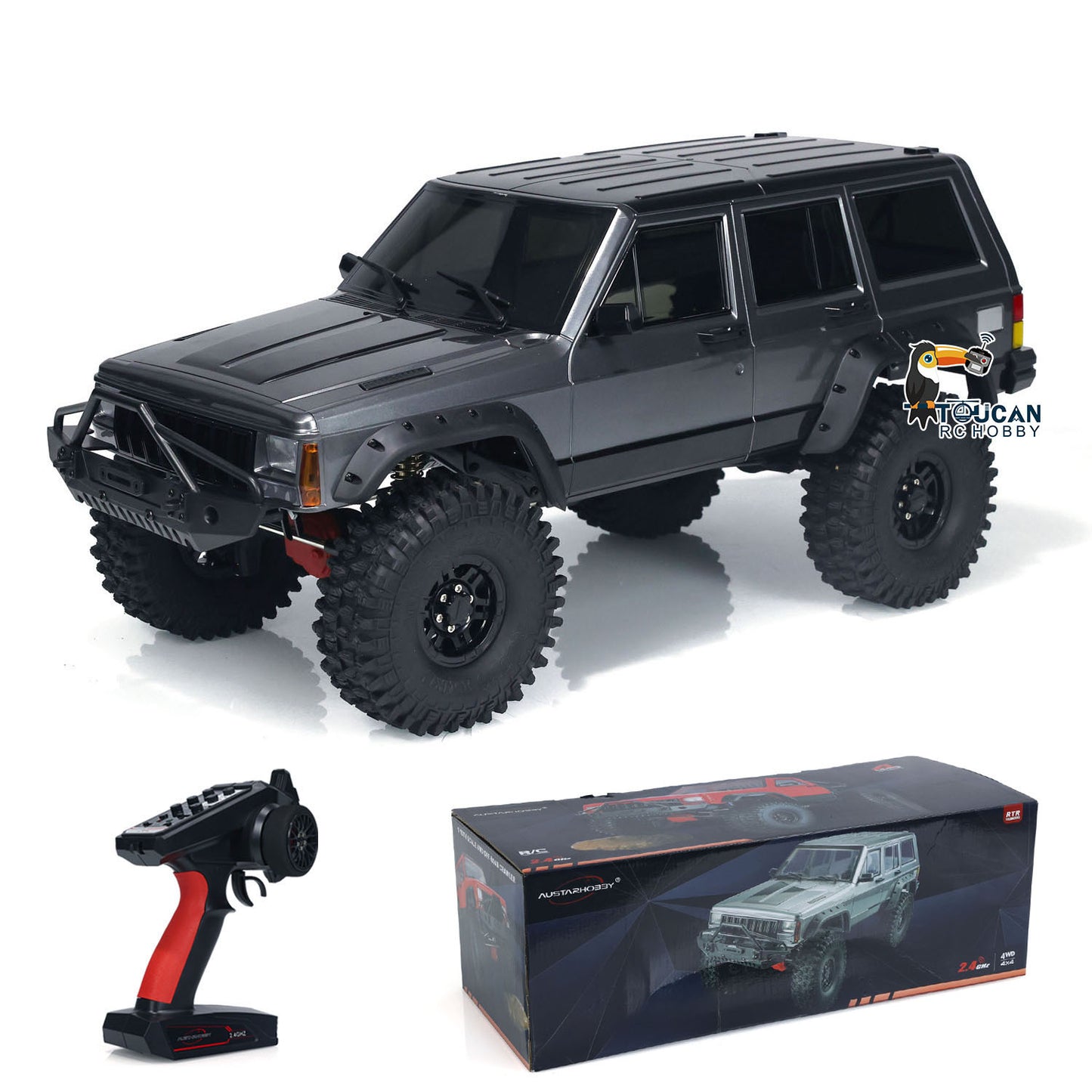 Fast Free Shipping 1/10 RC Off-road Crawler 4WD  Truck Differential Lock Lights Sounds Radio