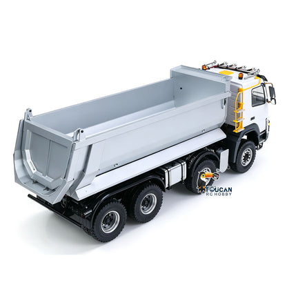 TOUCAN RC HOBBY JDM 1/14 Metal RC Hydraulic Dumper 8x8 Dump Truck Remote Control Tipper 2Speed Gearbox Differential Axle JDM-65D