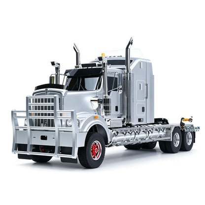 JDM 518K 6x4 1/14 Metal Remote Control Tractor Truck W509 2 Speed Gearbox RC Lorry Car Motor ESC Light Sound System RTR Model