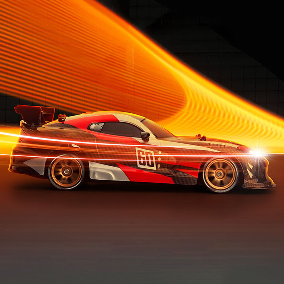 TOUCAN RC HOBBY 1/16 2.4G RC Drift Car Q116 Wireless Control 4*4 Plastic Racing Vehicle Drifter with 370 Brushed Motor LED Lights Ready to Go