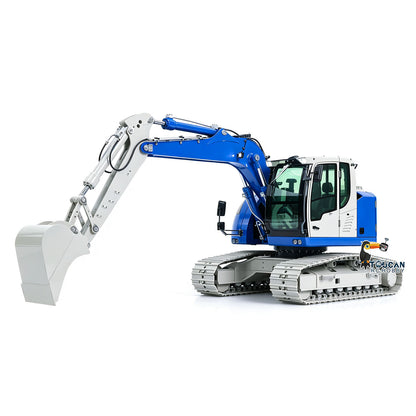 TOUCAN RC HOBBY 1/14 Metal 3CH 2Arms RC Hydraulic Tracked Excavator JDM-208 R920 Radio Control Digger Engineering Vehicle Light Battery Motor