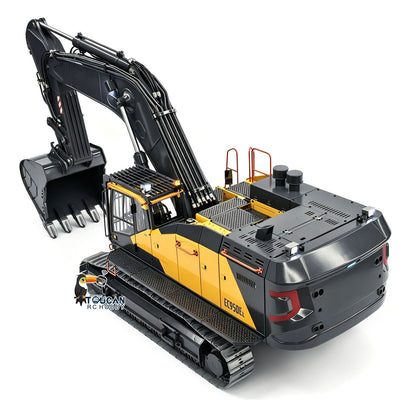 TOUCAN RC HOBBY 1/14 Metal RC Hydraulic Excavator EC950 RTR Dual Pump Digger Model 8CH Valve Hydraulic Lifting Counterweight Ripper PL18EV LITE