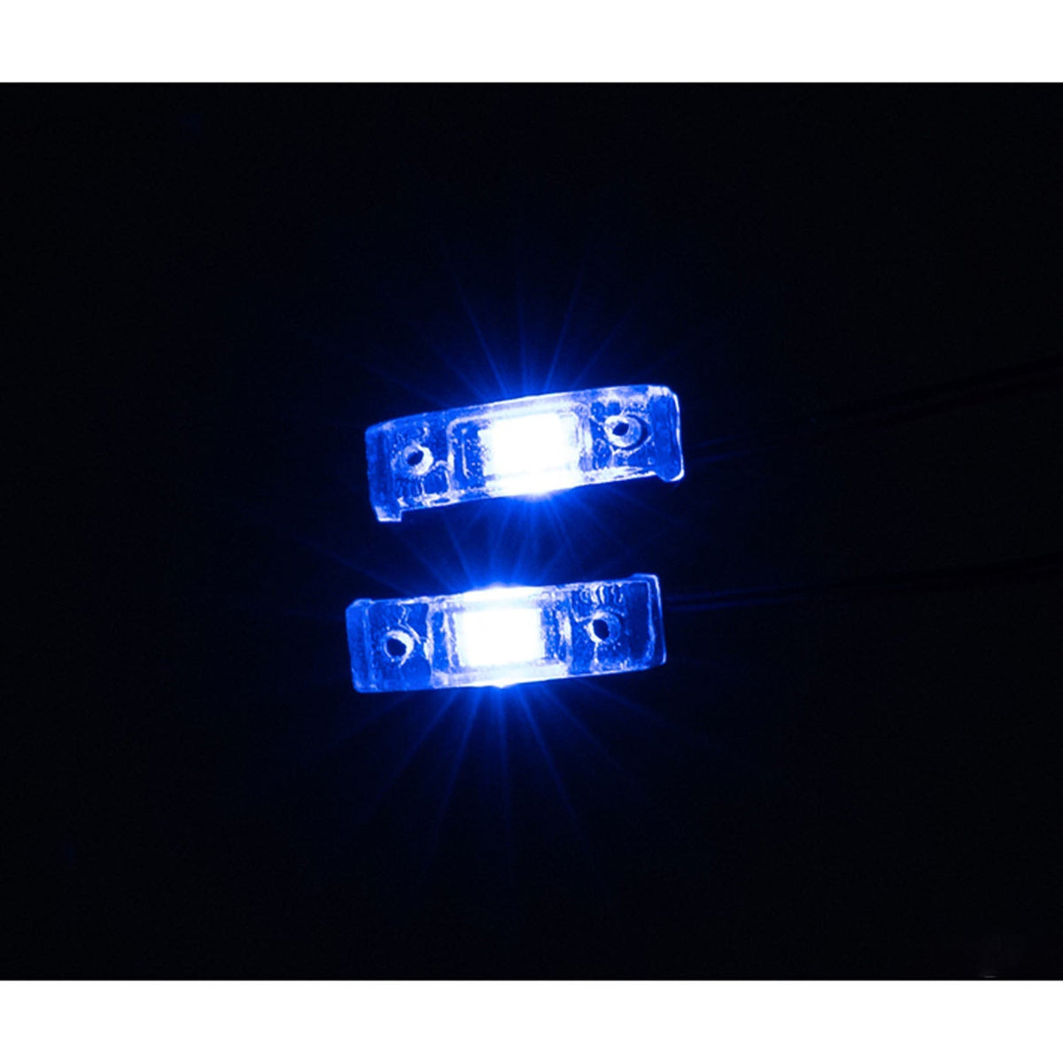LED Kunststoff 2,2 V-3 V Warnleuchte Breite Lampe für DIY TAMIYA 1/14 RC Traktor Lkw Bulldozer Bagger Dumper R470 770S 3363 1851