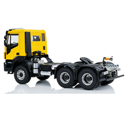 TOUCAN RC HOBBY MD 6x6 Metal Chassis 1/14 RC Tractor Truck  2-Speed Transmission Sound Light System FlySky ST8 Remote Controller Model for Adults