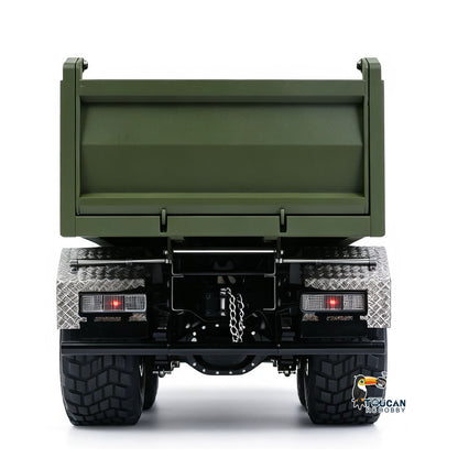TOUCAN RC HOBBY MD 1/14 6*6 Metal Radio Control Hydraulic Dump Truck 2-Speed Gearbox RC Tipper Model Differential Locks Radio Light Sound System