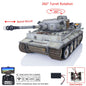 Henglong 1/16 TK7.0 Plastic German Tiger I RTR RC Tank 3818 FPV BB IR 360 Degrees Turret Metal Barrel Recoil Steel Gearbox Smoke Manual Spray Collection Model