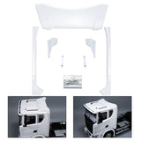 Plastic Cab Roof Spoiler Narrow Side Wing Low Roof for 1/14 DIY Remote Control Tractor Truck 770S 56368 56371 RC Car Model Accessories