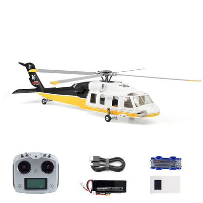 TOUCAN RC HOBBY FLYWING Smart RC Rescue Helicopter 4 Blade Rotor GPS Position Hold Return to Home Multiple Flight Modes Scale Aircraft Model