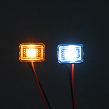 Plastic Roof Side Marker Warning Lamp Clearance Lamp for 1/14 DIY Radio Control Tractor Truck VO FH16 RC Lorry Dumper Model Car