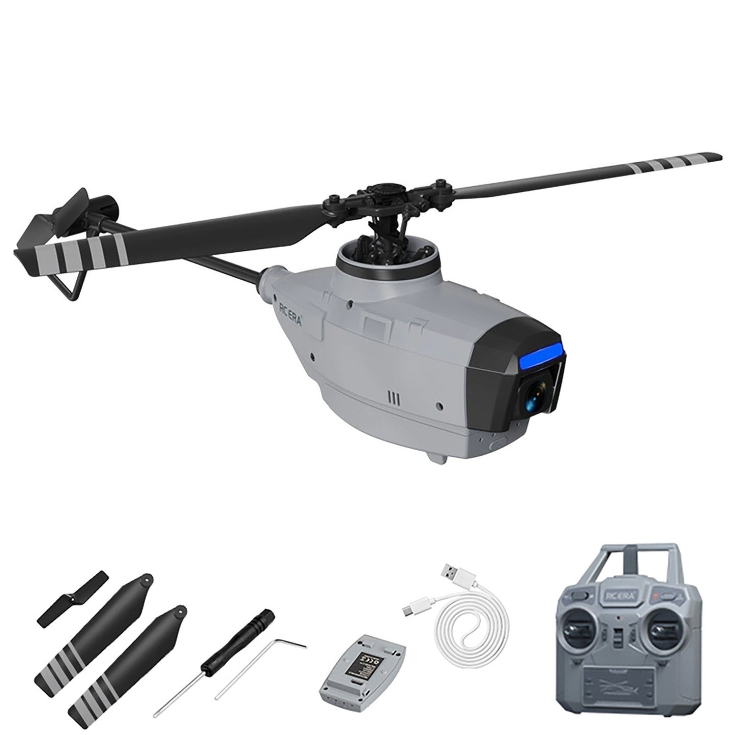 Neuer C127AI RC-Helikopter, 5G-WLAN, 1080P-Kamera, 2,4G-Fernbedienung, Flugzeug mit KI-Erkennungssystem, 6-Achsen-Gyroscop-Modellspielzeug