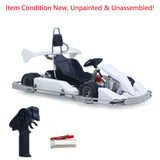 JD Model Plastic 1/10 Remote Control Racing Car 298A KIT 4*4 RC Go Kart Model Servo Radio Gifts for Adults No Light Sound System