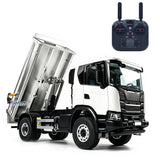 Double E 1/14 4x4 Electric Lifting RC Dump Truck 500G E022 2Speed RTR Tipper Metal Axle Magnetic High Roof Battery Radio Light