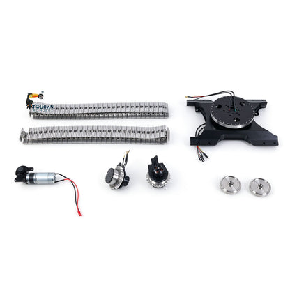 TOUCAN RC HOBBY LESU PC500 1/14 Metal Hydraulic RC Crawler Excavator B0020 Remote Control Rock Arm Digger KIT Model with Brushless Motor ESC Light 3CH Valve