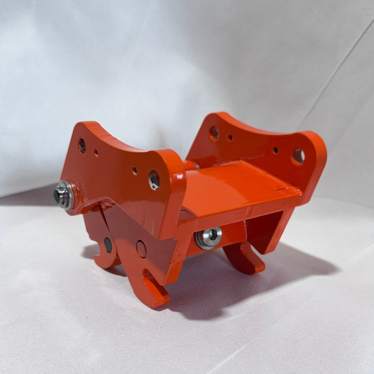 Metal Ripper Wide Bucket Manual Quick Coupler Rake Narrow Bucket for 1/8 Hydraulic RC Excavator 385CF Remote Control Digger Engineering Vehicle Model