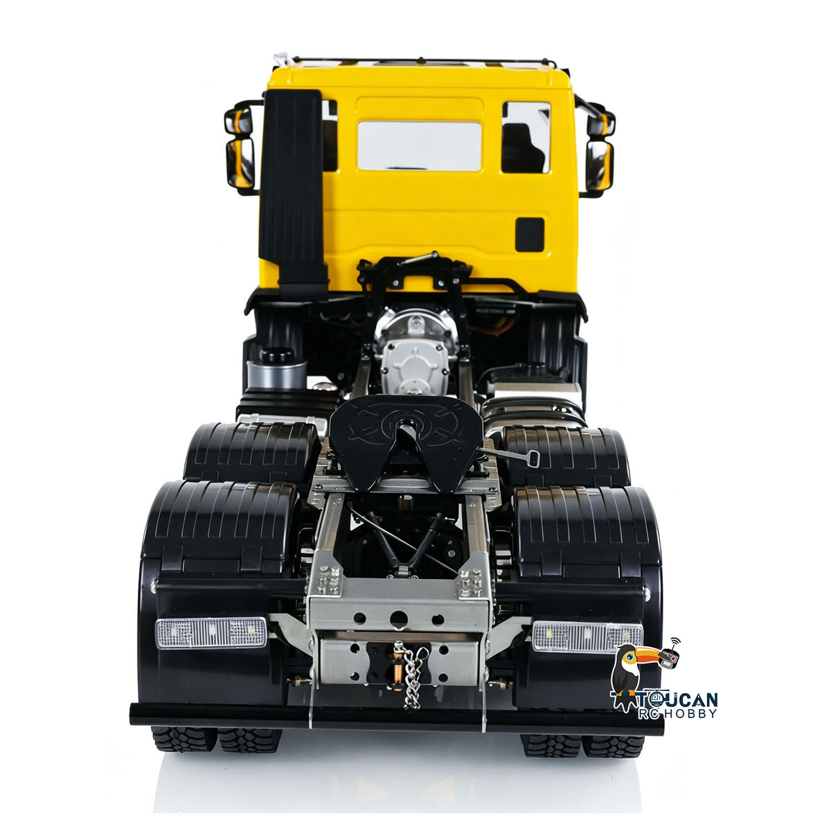 TOUCAN RC HOBBY MD 6x6 Metal Chassis 1/14 RC Tractor Truck  2-Speed Transmission Sound Light System FlySky ST8 Remote Controller Model for Adults
