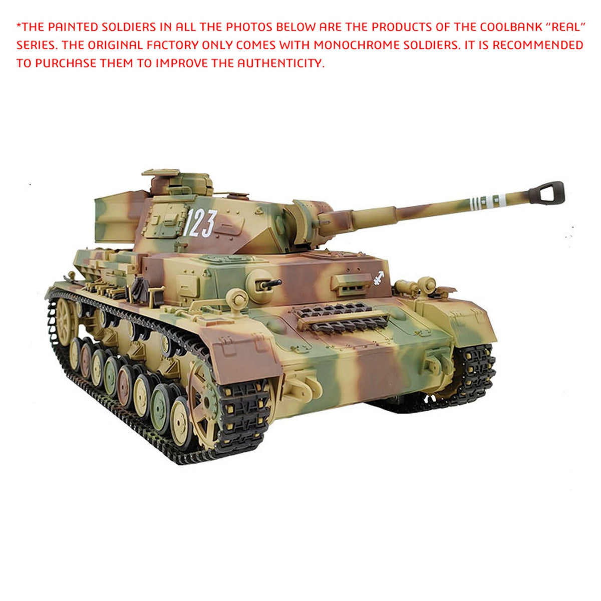 Henglong 1/16 TK7.0 Special Spray Painting Plastic German Panzer IV F2 3859 RTR RC Tank BB Infrared Combat Metal Suspension Arm Gearbox Smoke Model