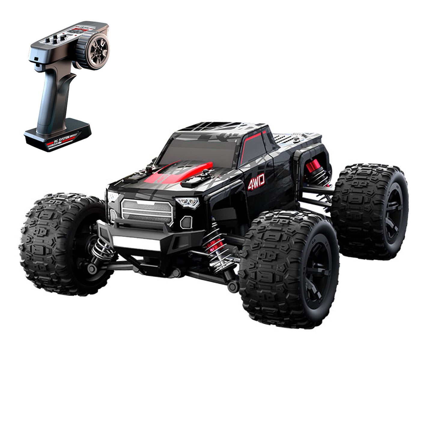 1/20 Fernbedienung Hochgeschwindigkeits-Geländewagen 40km/h 2,4G RC 4WD Auto C8811 Bürstenloser Motor ESC Heberad Metallwelle RTR
