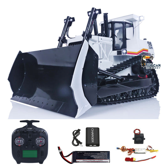 1/14 DXR2 Metal RC Hydraulic Bulldozer Radio Control Dozer 201 New Sound Battery Module