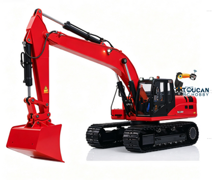 Customized Painting Metal 1/12 Hydraulic RC Excavator 323GX Remote Control Construction Vehicles 3 Way Valve Digger Model Flysky ST8 Remote Radio teshulianjie